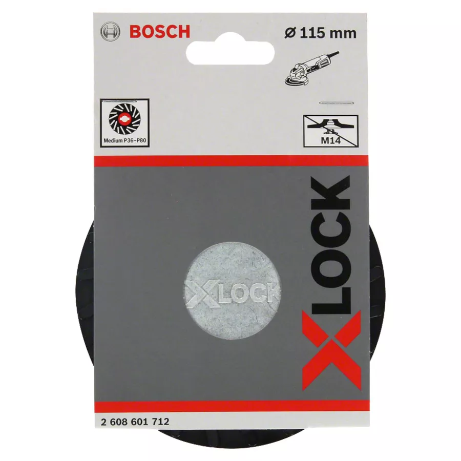 Plateau de ponçage XLock 115mm medium Bosch
